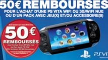 PS Vita et PS3 : Sony rembourse 50 euros