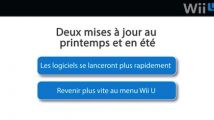 Wii U : les menus bientôt accélérés