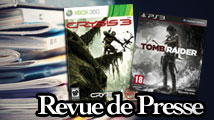 Revue de presse : Tomb Raider, Crysis 3