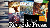 Revue de presse : SimCity, God of War, Naruto, Castlevania, Year Walk