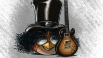 Slash (ex Guns N'Roses) sur la musique d'Angry Birds Space