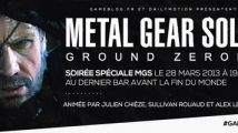 CONCOURS Metal Gear Solid Ground Zeroes : gagnez votre place pour notre émission LIVE