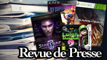 Revue de presse : Gears, Sly, StarCraft, Luigi's Mansion 2