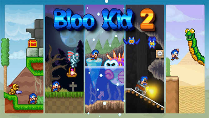 TEST de Bloo Kid 2 : La plate-forme aux 1001 défis