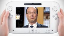 François Hollande reçoit une Wii U de la part d'Ubisoft