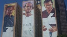 GTA V s'expose sur les buildings de Los Angeles en GÉANT !