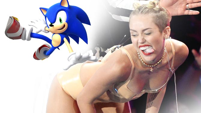 L'image du jour : Sonic X Miley Cyrus