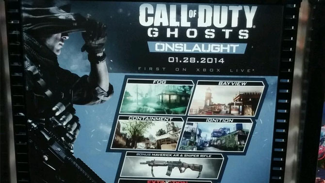 Le DLC "Onslaught" de Call of Duty : Ghosts fuite avant sa sortie