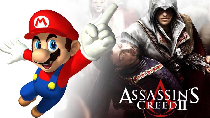 Anecdote jeu vidéo : Mario dans Assassin's Creed II