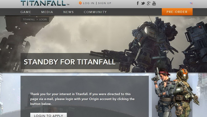 Inscrivez-vous et participez à l'Alpha de TitanFall