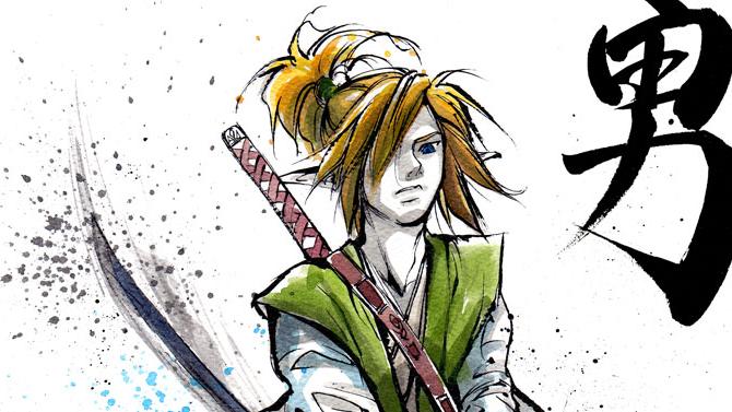 Les héros de jeu vidéo versions Ninja et Samurai