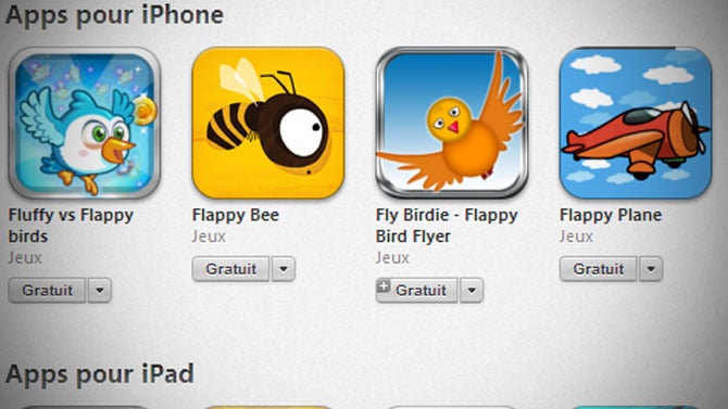 Flappy Bird : méfiez-vous des imitations !
