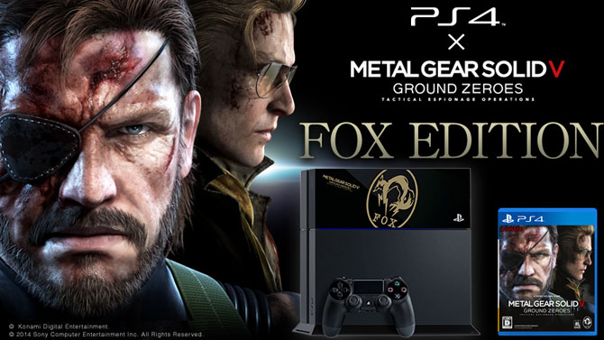 Un bundle PS4 / Metal Gear Solid V : Ground Zeroes au Japon