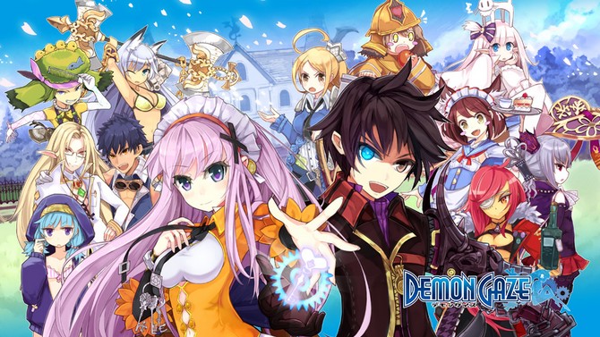 Demon Gaze présente une poignée de personnages en images