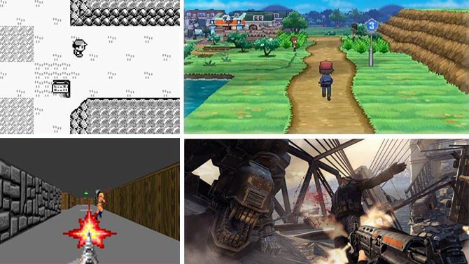 L'image du jour : les jeux vidéo Avant et Maintenant