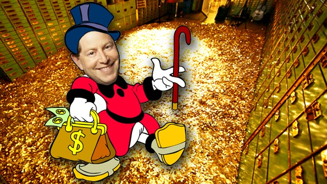 Bobby Kotick (Activision) a reçu un bonus de 7,85 millions de dollars