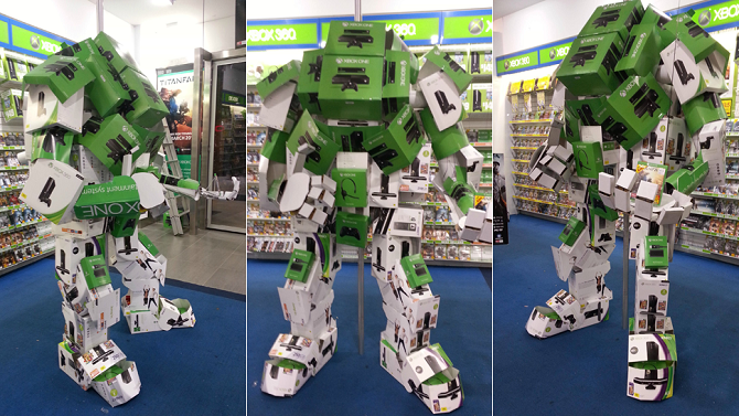 Titanfall : découvrez le Titan en carton Xbox One