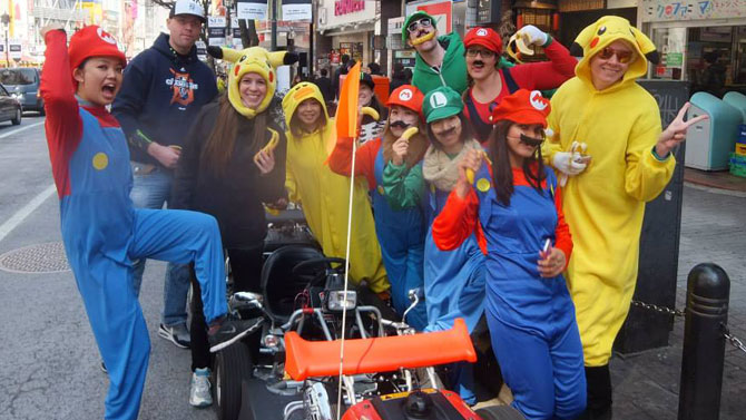 INSOLITE. Mario Kart IRL dans les rues de Tokyo en mars