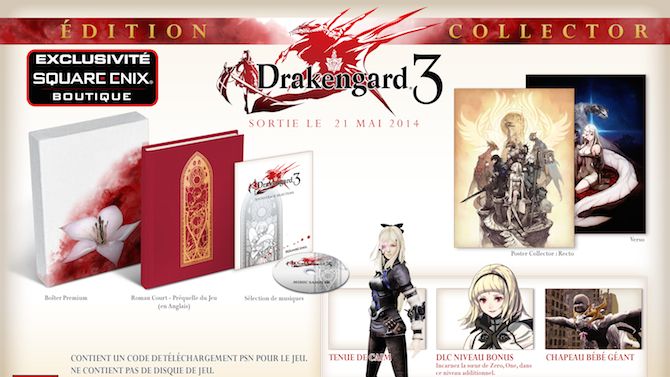 Drakengard 3 : l'édition collector arrive en Europe, mais...