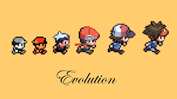 L'image du jour : 17 ans d'évolution de Pokémon