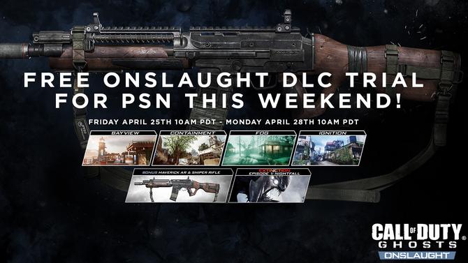 PS3, PS4 : Call of Duty Ghosts, le DLC Onslaught gratuit ce week-end