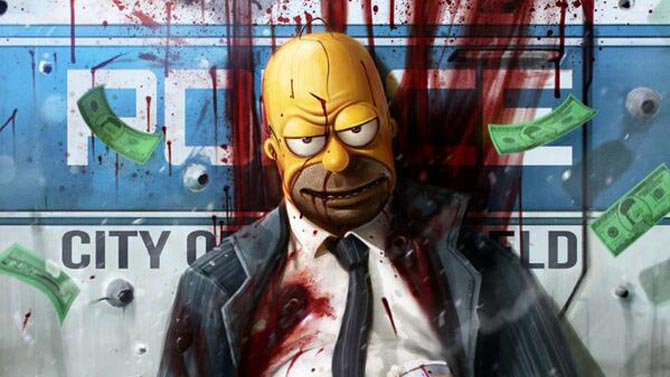L'image du jour : The Simpsons Grand Theft Otto