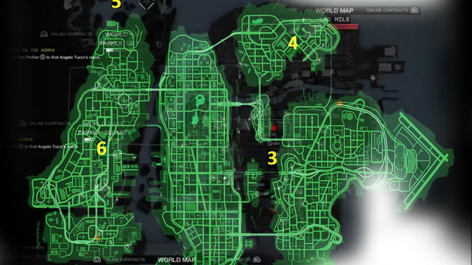 La carte de Watch Dogs comparée à GTA V