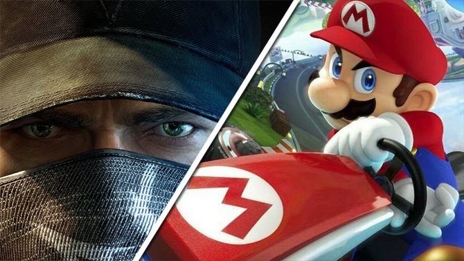 SONDAGE. Mario Kart 8 vs Watch Dogs : élisez le jeu star du mois