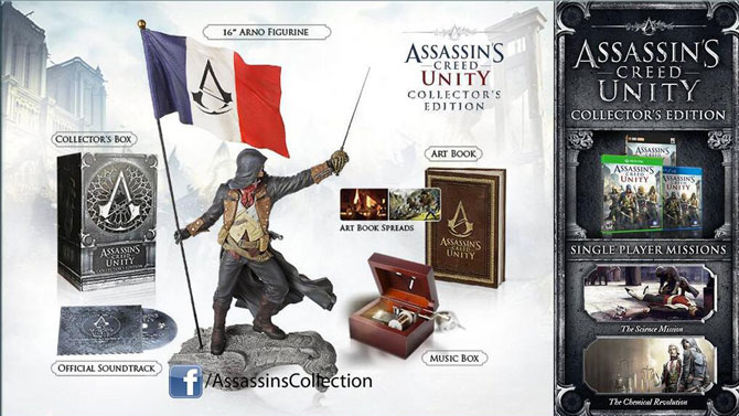 E3. Assassin's Creed Unity dévoile son pack Collector