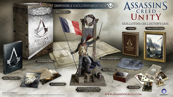 Assassin's Creed Unity : prix, images et détails des trois éditions collectors