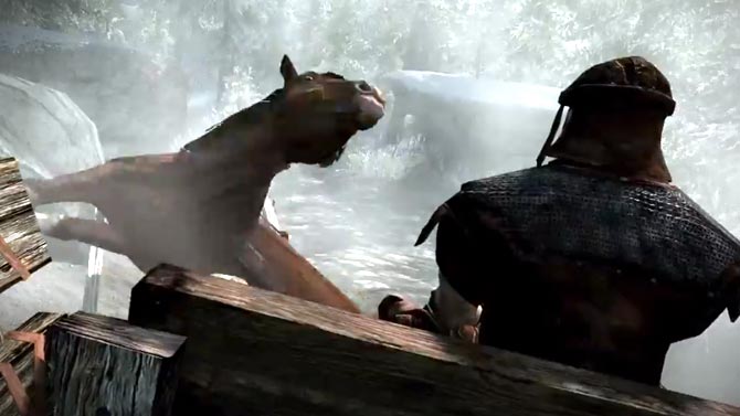 L'image du jour : sa première expérience WTF avec Skyrim