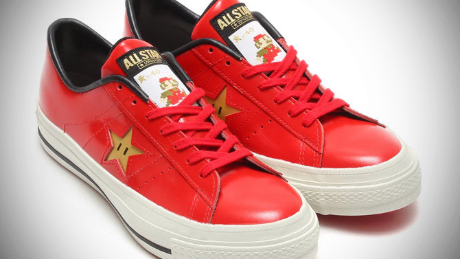 Des Converse aux couleurs de Super Mario Bros.