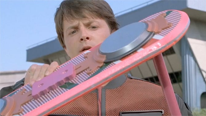 Le vrai Hoverboard de Marty McFly (Retour vers le Futur) à vendre