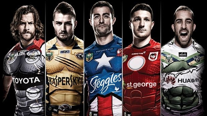 Des équipes de rugby aux couleurs des héros Marvel