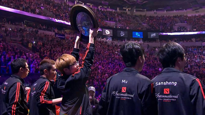 The International : la team Newbee remporte la finale et 5 millions de dollars