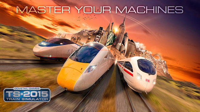 Train Simulator 2015 entre en gare