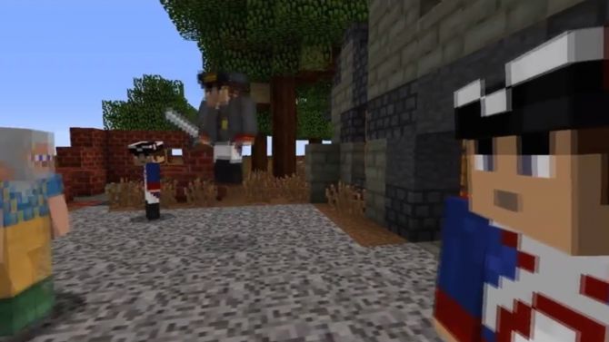 Le trailer de Soldats Inconnus recréé sur Minecraft