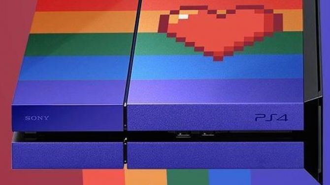 Une PS4 GayStation Edition mise aux enchères