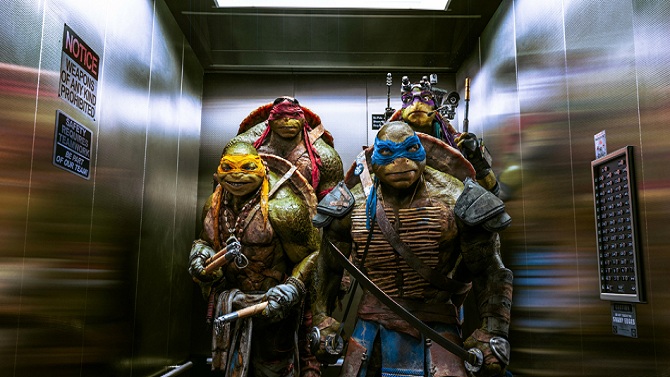 Les Tortues Ninja : April, Shredder et une tonne de photos