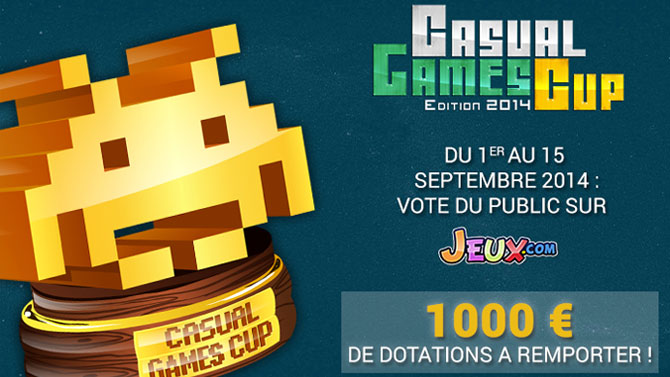 Casual Games Cup : inscrivez-vous et bénéficiez d'un coup de pouce