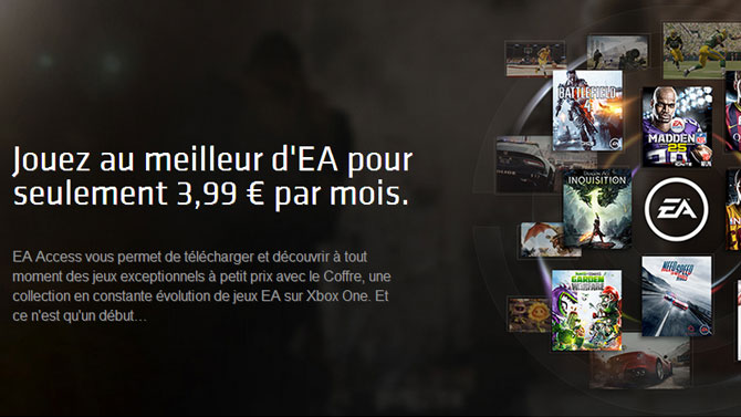 EA Access officiellement lancé et accessible à tous
