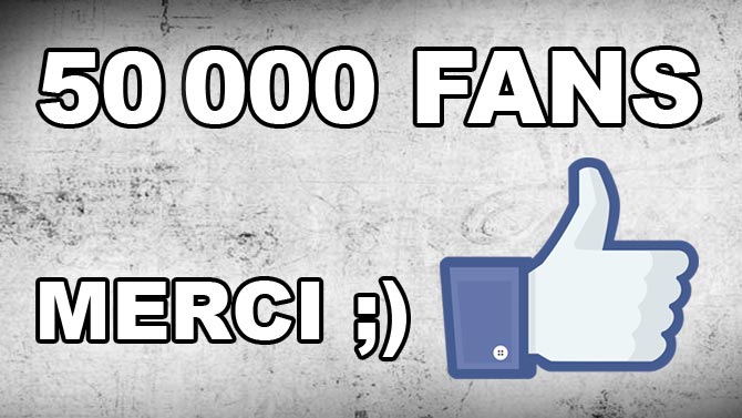 Vous êtes désormais 50.000 sur le Facebook de Gameblog