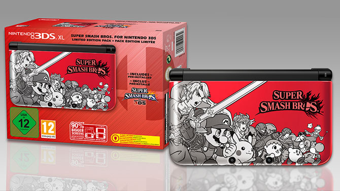 Un pack 3DS XL édition limitée + Super Smash Bros.