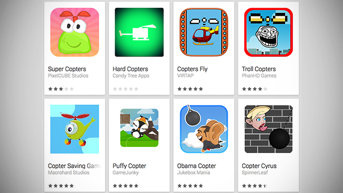 Swing Copters : déjà plus de 30 clones