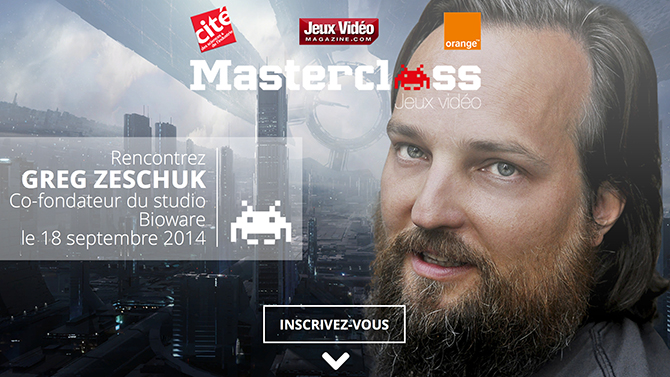 Le co-fondateur de BioWare (Mass Effect) prochain invité de la Masterclass