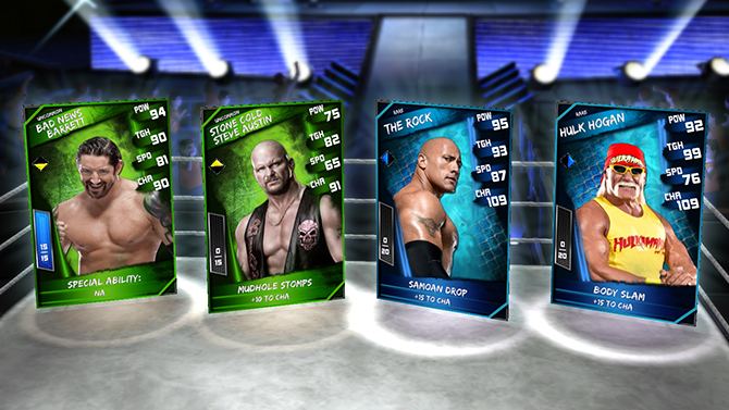 WWE SuperCard : 1,5 million de téléchargements en une semaine