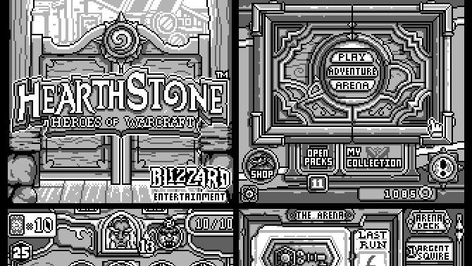Voici à quoi aurait ressemblé Hearthstone sur Game Boy