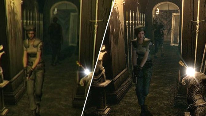 Resident Evil Rebirth : des images comparatives parlantes