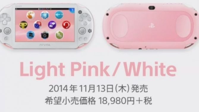 Une PS Vita Light Pink / White annoncée