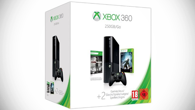 Une Xbox 360 250Go avec Halo 4 et Tomb Raider pour 149 euros
